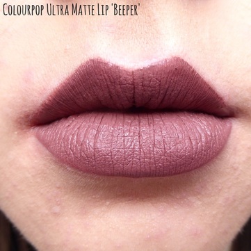 Colourpop Ultra Matte Lip in Beeper | abibailey.co.uk