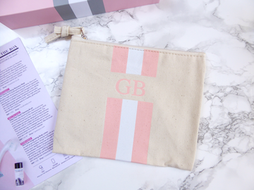 Rae Feather Mini Monogrammed Pochette | What's In My Glossybox? | August 2016 | abibailey.co.uk