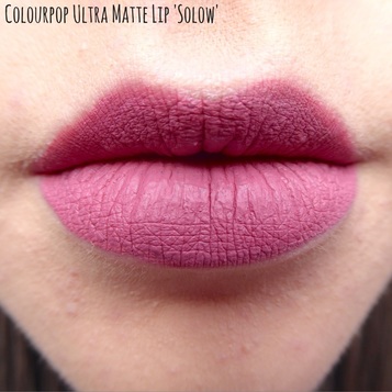 Colourpop Ultra Matte Lip in Solow | abibailey.co.uk