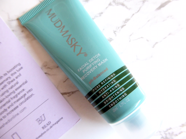 Mudmasky Facial Detox Purifying Recovery Mask | What's In My Glossybox? | August 2016 | abibailey.co.uk