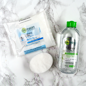 Updated Skincare Routine | Garnier Cleansing Wipes and Micellar Water | abibailey.co.uk 