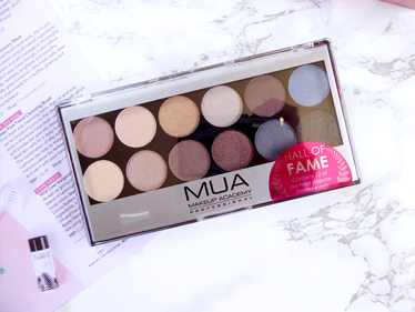 MUA Hall Of Fame Eyeshadow Palette | What's In My Glossybox? | August 2016 | abibailey.co.uk